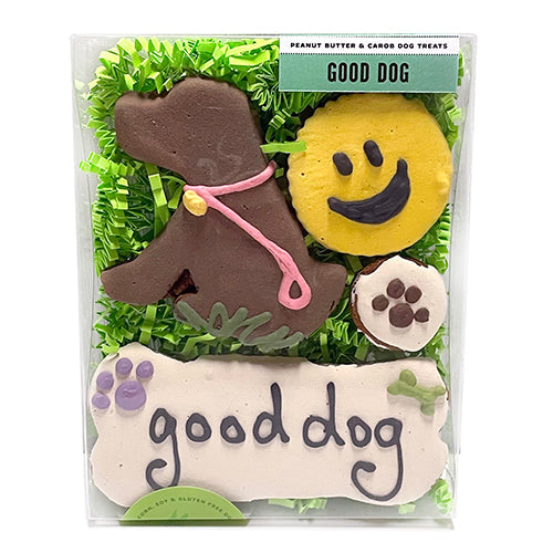 All-Natural Dog Treat Gift Box, Assorted Flavors, 4-Pack
