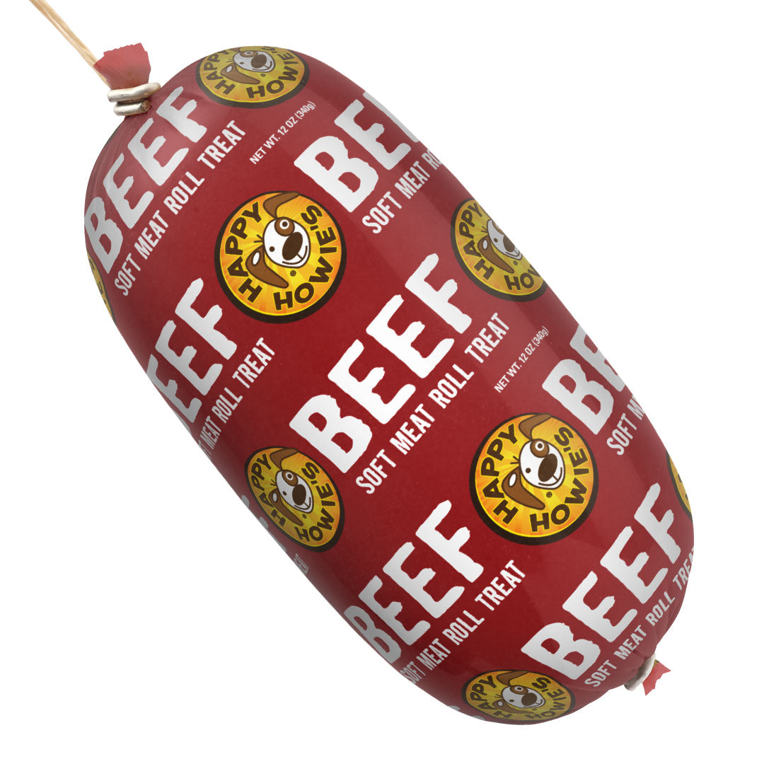 Beef Meat Roll Dog Treat, 12 oz – Soft, Easy-to-Cut Training Reward