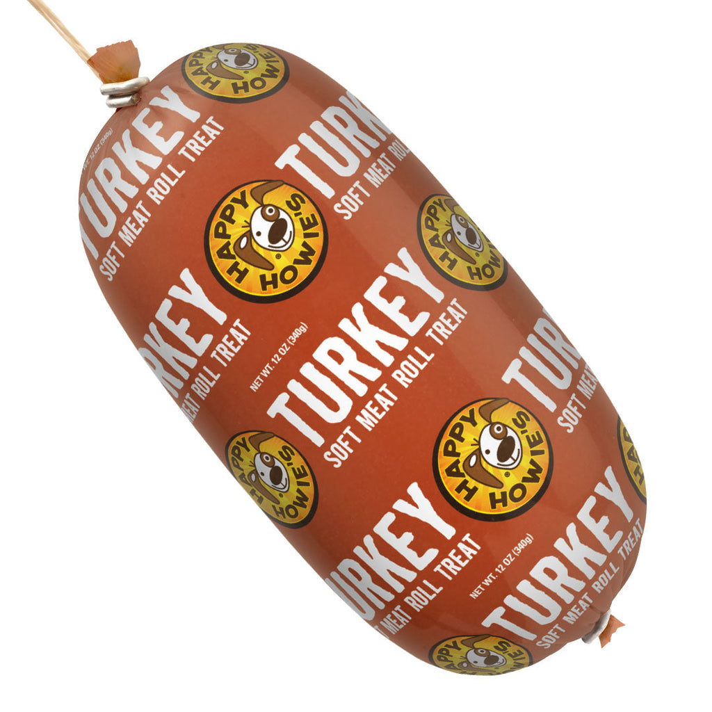 Turkey Meat Roll Dog Treat, 12 oz – Soft, Customizable Training Reward
