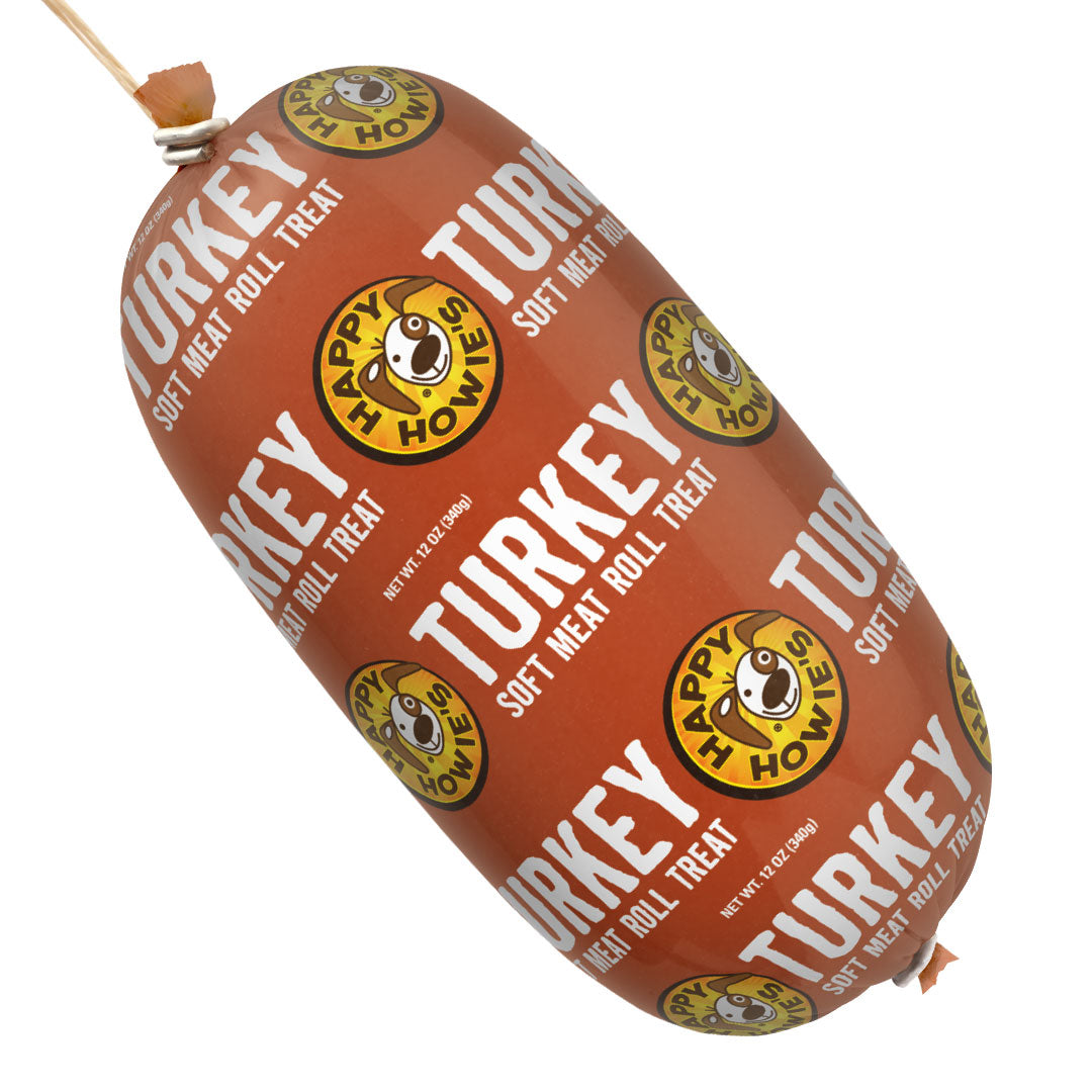 Turkey Meat Roll Dog Treat, 12 oz – Soft, Customizable Training Reward