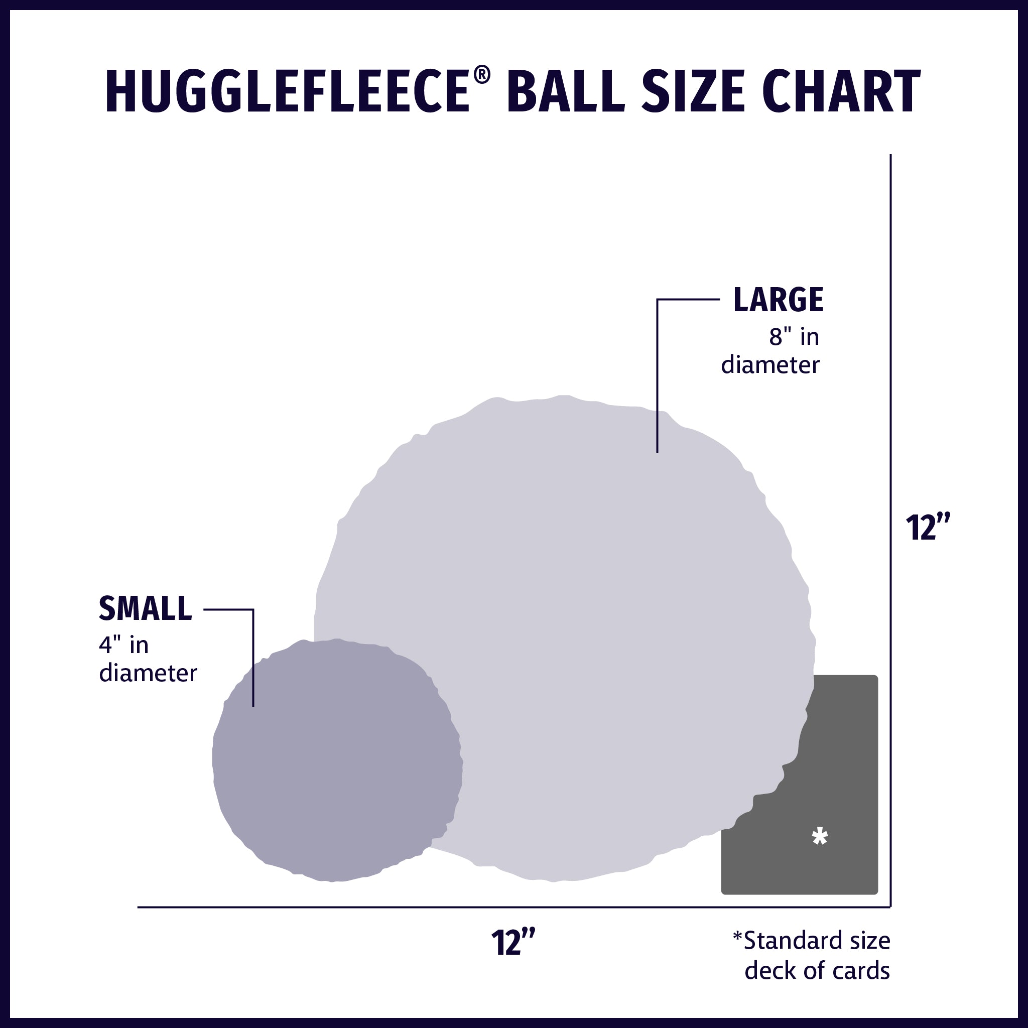 HuggleFleece Camouflage Ball Plush Dog Toy, Large 8"