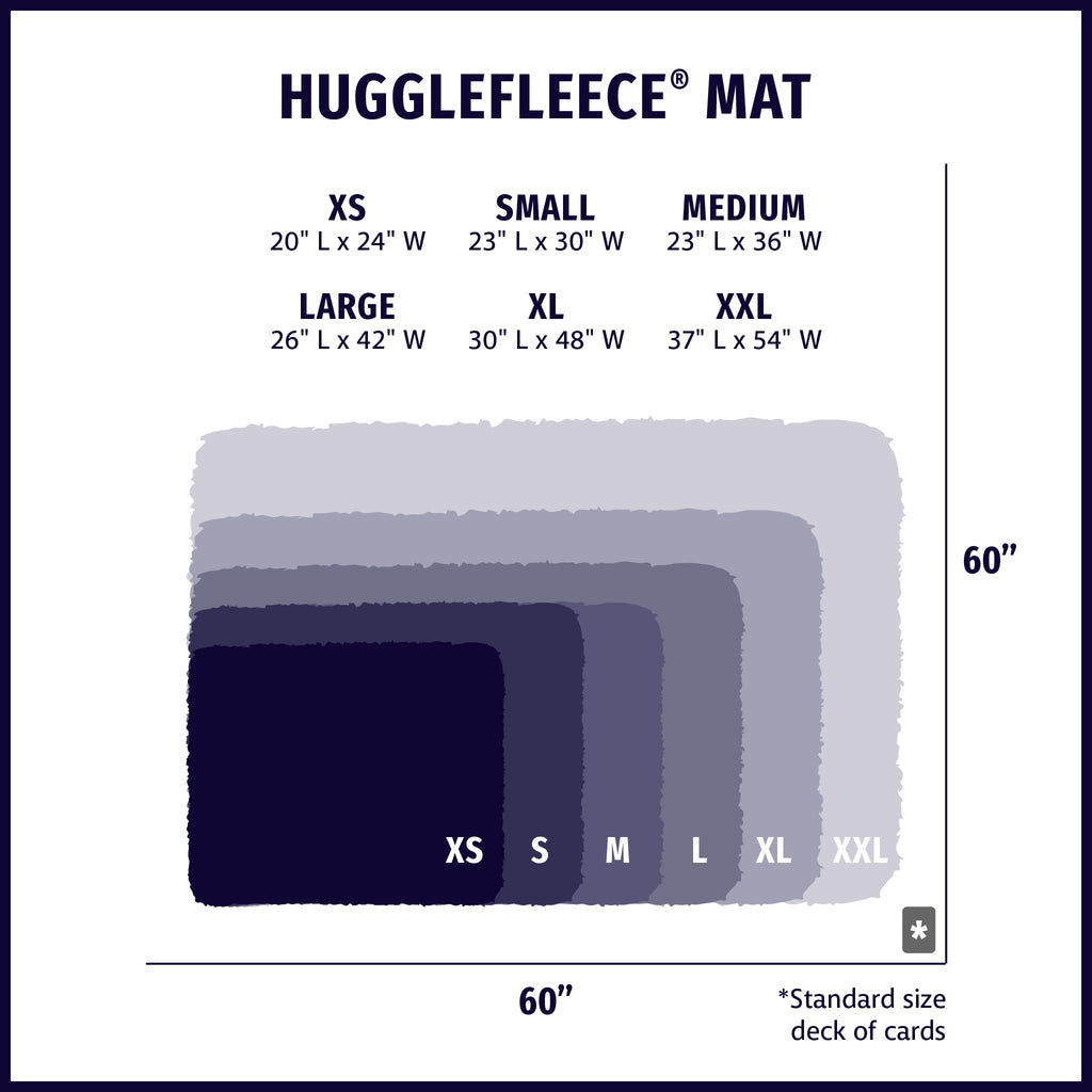 HuggleFleece Mat Stuffing-Free Orthopedic Pet Bed