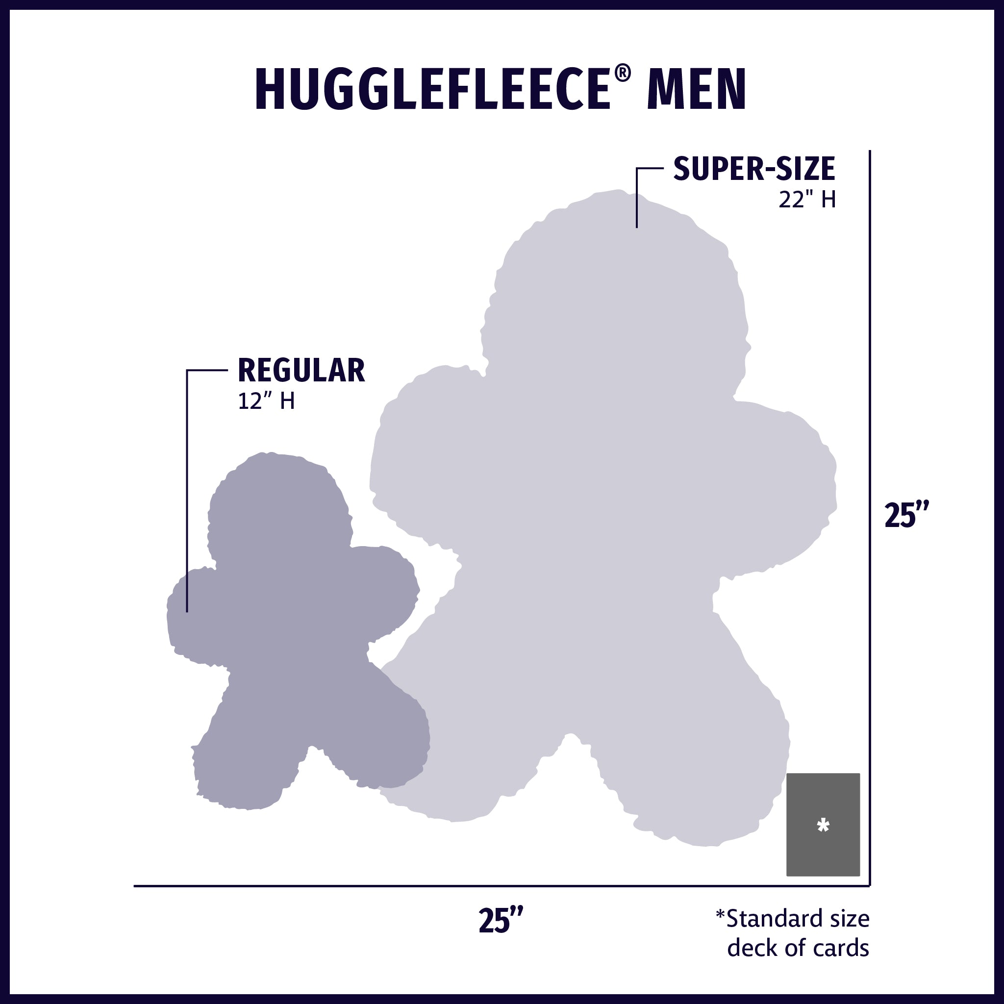 HuggleFleece Plush Dog Toy – Soft Synthetic Lambswool, 12"