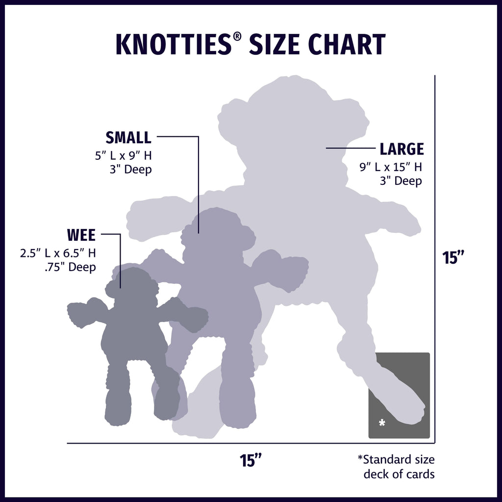Air Force Academy Gyr Falcon Knottie Plush Dog Toy