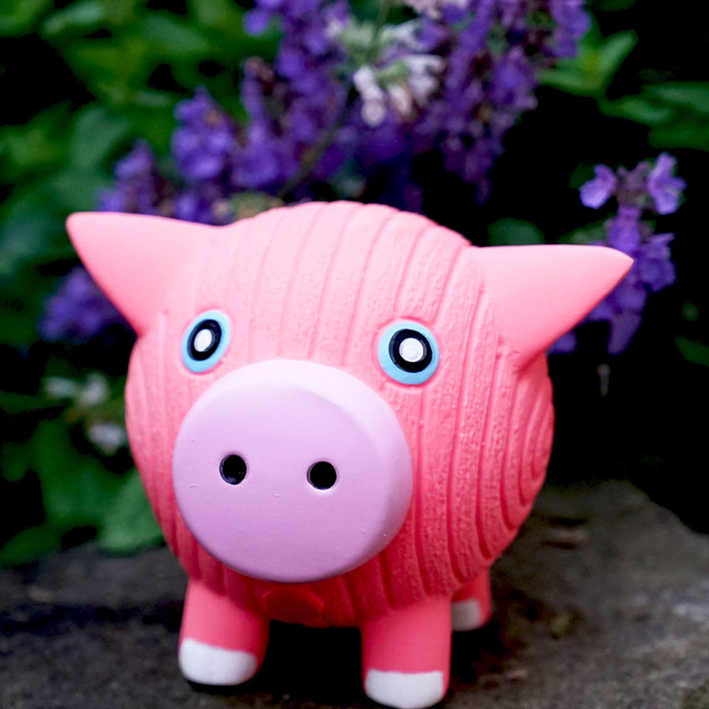 Hamlet the Pig Ruff-Tex Ball Dog Toy, 3" Squeaky Latex