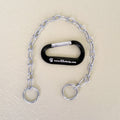 Hanging Chain with Split Rings and Carabiner for Whelping Boxes