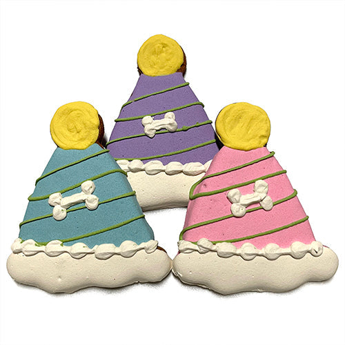 Hat-Shaped Peanut Butter Dog Cookies, Case of 12