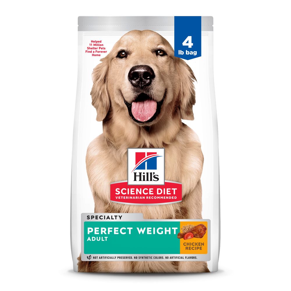 Adult Dog Weight Management Dry Food, High Protein & Fiber Formula