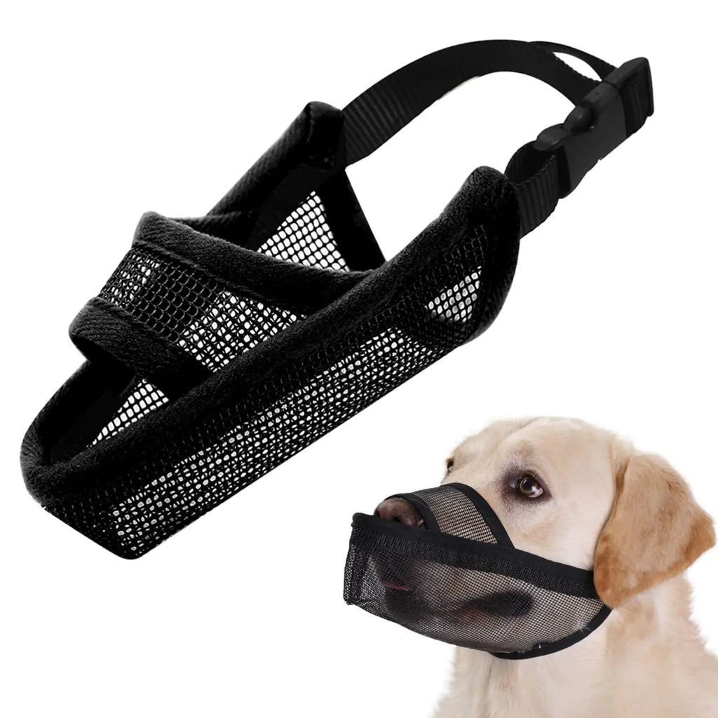 Large Dog Muzzle for Long Snouts, Size L (10¼"–12¼" Snout)