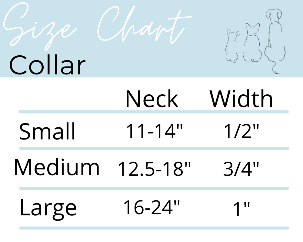 Sweet Chérie Adjustable Dog Collar with Neoprene Padding