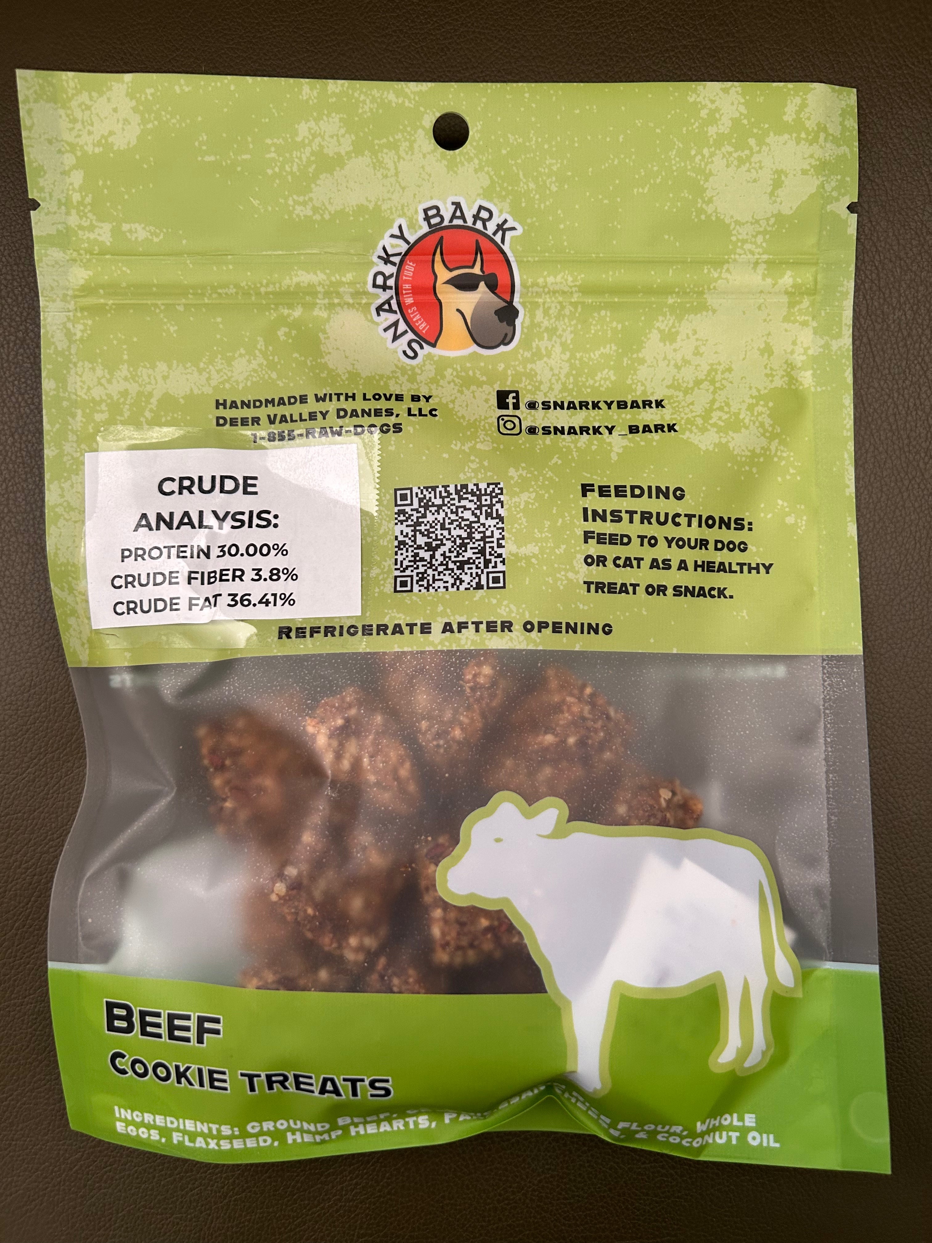 Grass-Fed Beef Limited Ingredient Dog Treats, Refrigerated