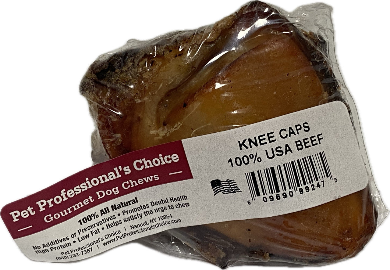 All-Natural Meaty Knee Cap Dog Chew Made in USA