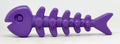 Fish Bone Ultra Durable Nylon Chew Toy for Dogs, Purple