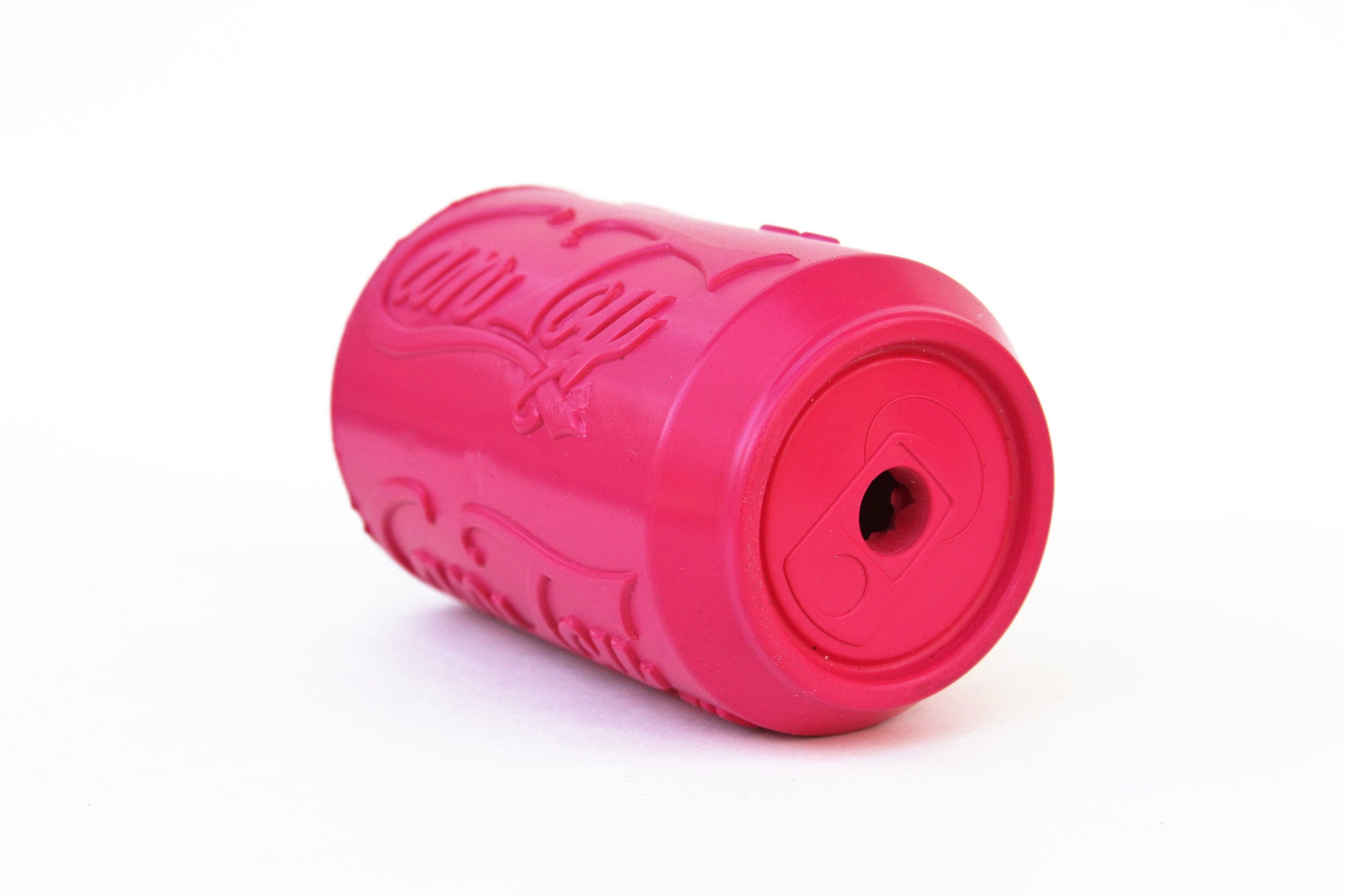 Puppy Can Toy Durable Rubber Chew & Treat Dispenser – Pink