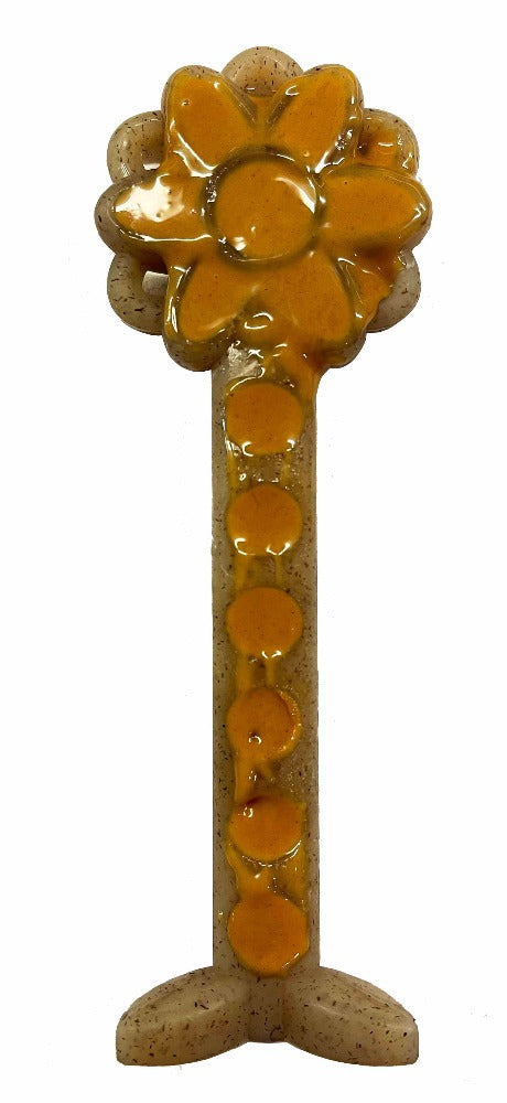Flower Tower Nylon & Wood Chew Toy for Small Dogs