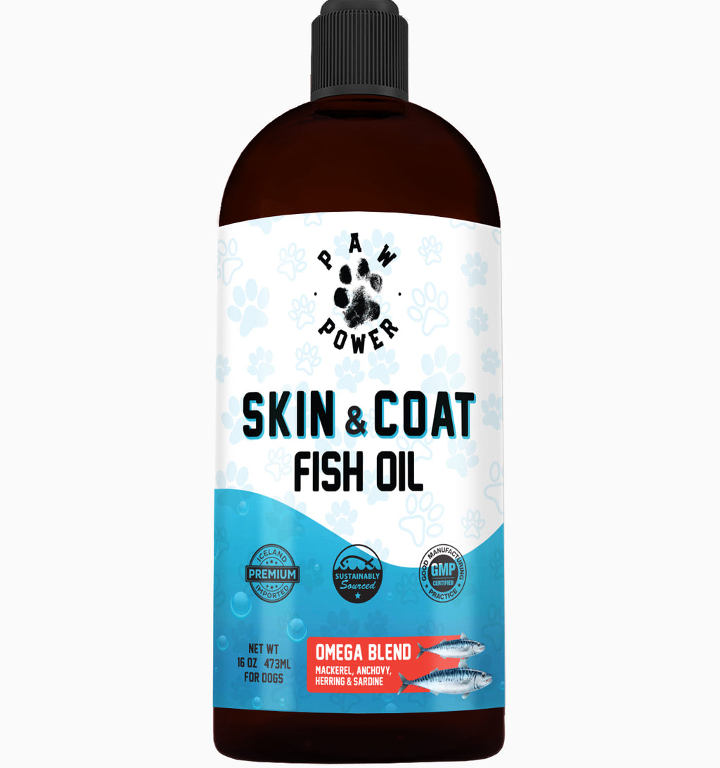 Skin & Coat Omega-3 Fish Oil for Dogs & Cats, 16 oz Pump