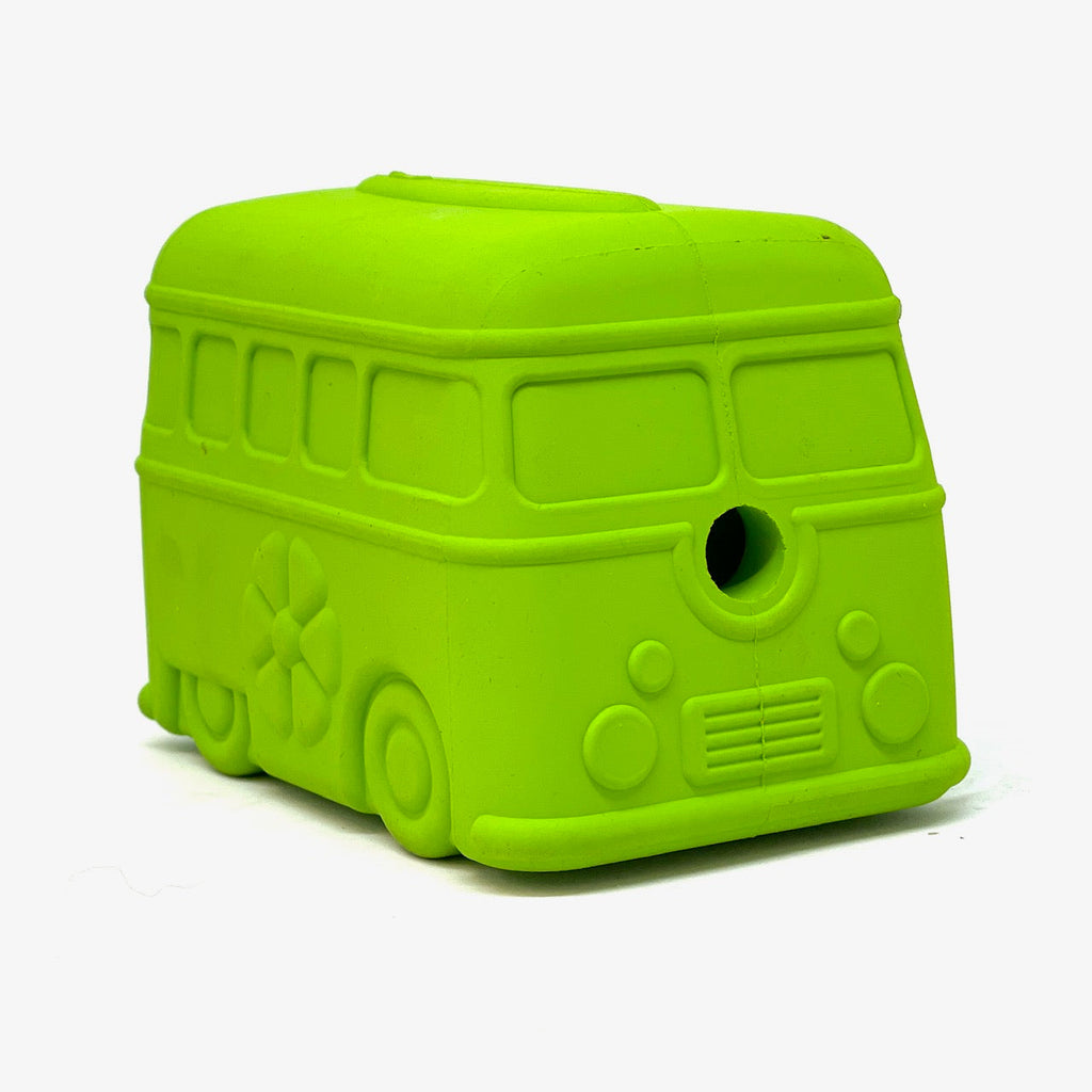 Retro Van Durable Rubber Chew Toy & Treat Dispenser for Large Dogs