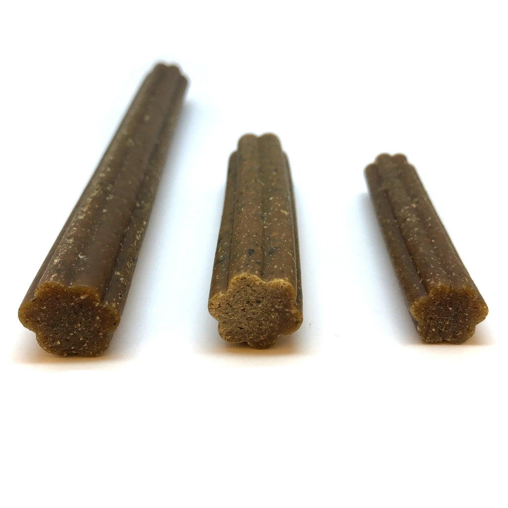 Beef Chews for Dogs – All-Natural Dental Treats, Small & Large Sizes