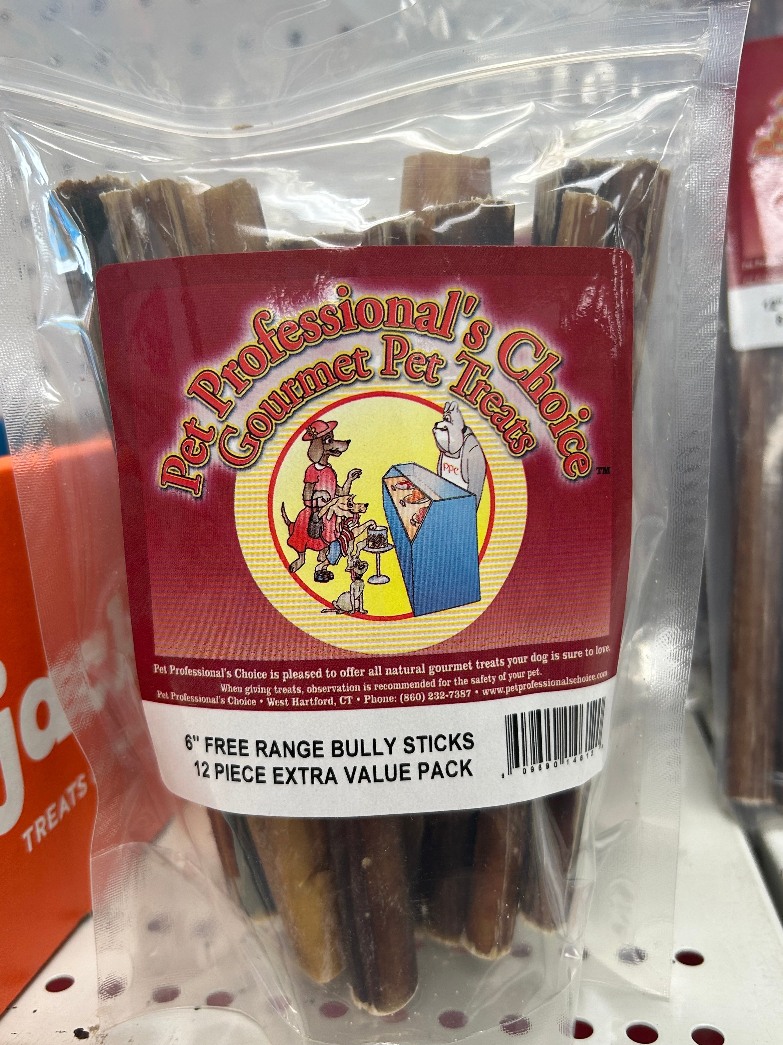 Thick All-Natural Beef Bully Sticks for Dogs