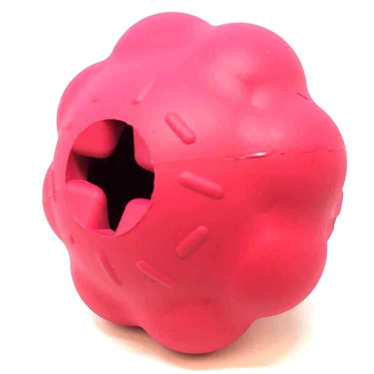 Cupcake Rubber Dog Chew Toy and Treat Dispenser