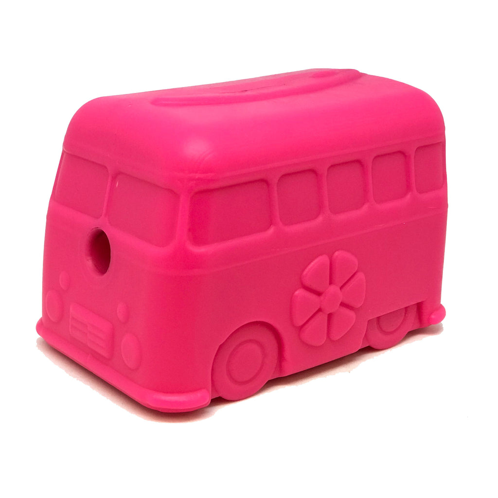 Retro Van Durable Rubber Chew Toy & Treat Dispenser for Large Dogs