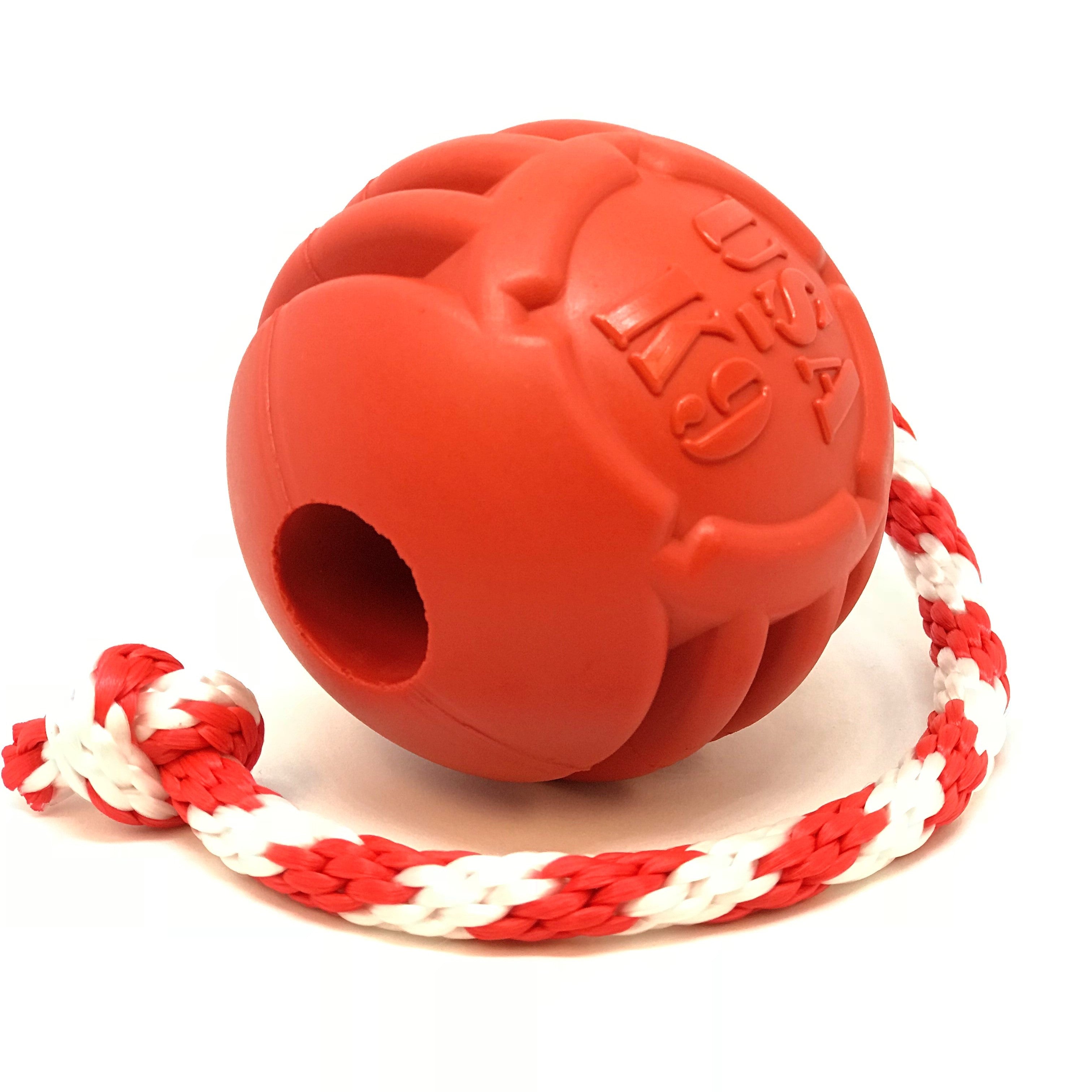 USA-K9 Stars and Stripes Large Rubber Dog Chew Toy