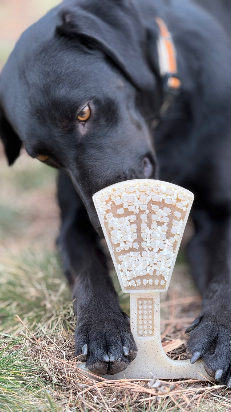 Waffle Tower Nylon Chew & Enrichment Toy for Dogs