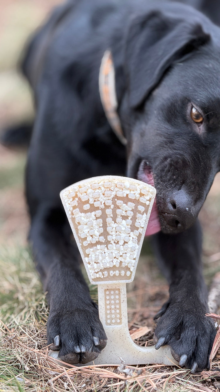 Waffle Tower Nylon Chew & Enrichment Toy for Dogs