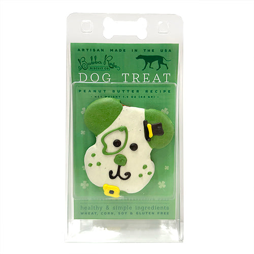 Large St. Patrick’s Day Dog Cookie – All-Natural, Wheat-Free Treat