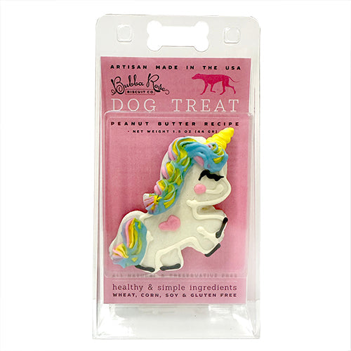Unicorn Peanut Butter Dog Cookie – Large, All-Natural, Case of 12