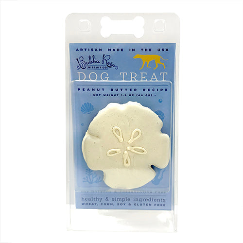 Sand Dollar Peanut Butter Dog Treats – Large, All Natural, Gluten Free