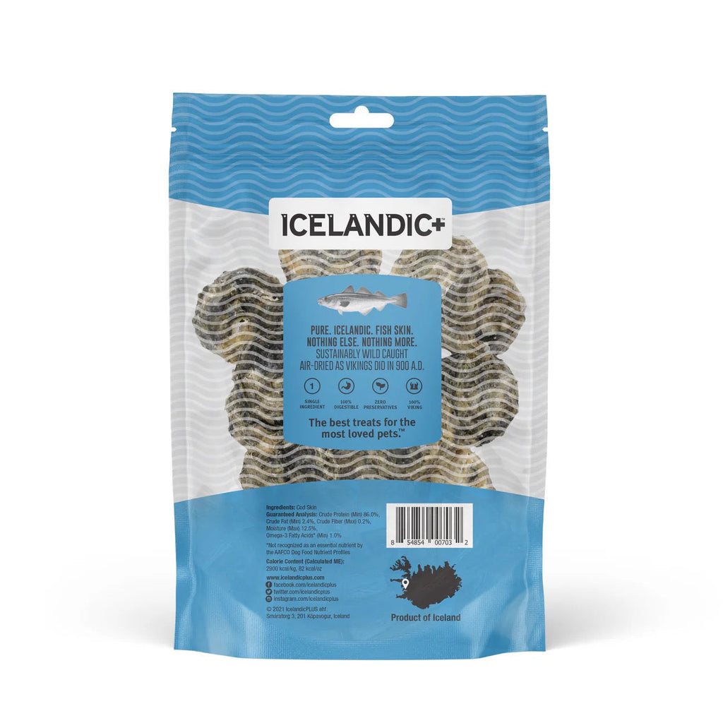 Icelandic Cod Fish Skin Rolls Dog Treats