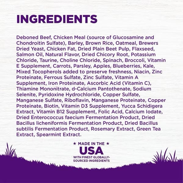Deboned Beef & Whole Grains Dry Dog Food for All Life Stages