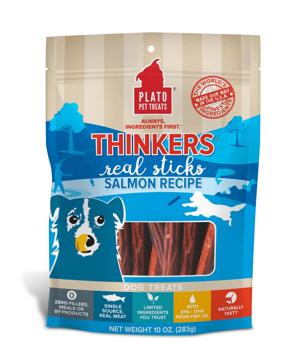 Salmon Thinker Sticks Dog Treats with Omega 3 & 6