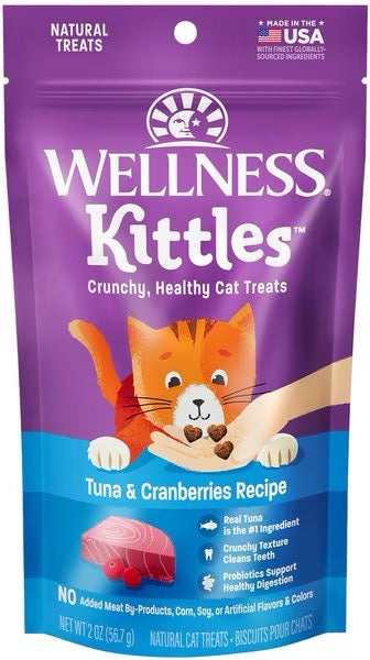 Wellness Kittles Grain Free Tuna & Cranberries Cat Treats