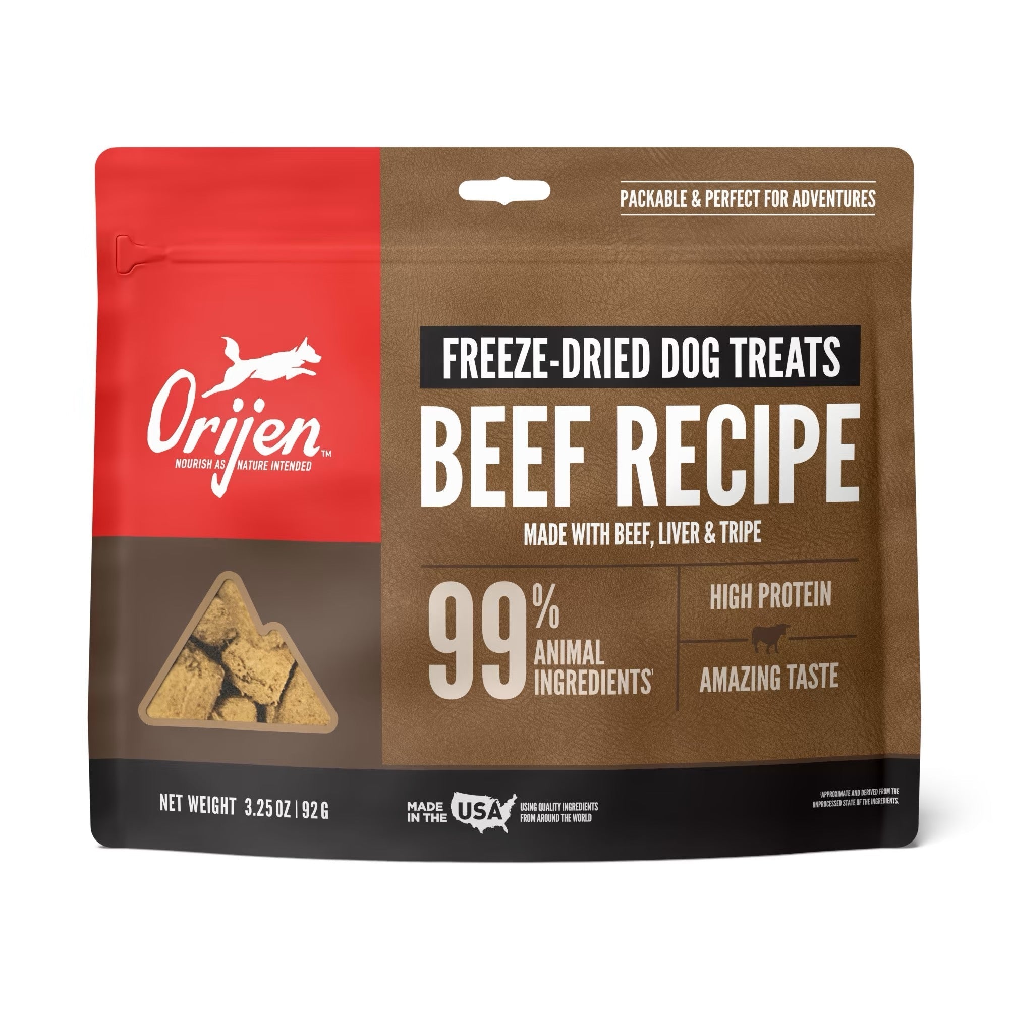 Freeze-Dried Beef Dog Treats with Liver and Tripe
