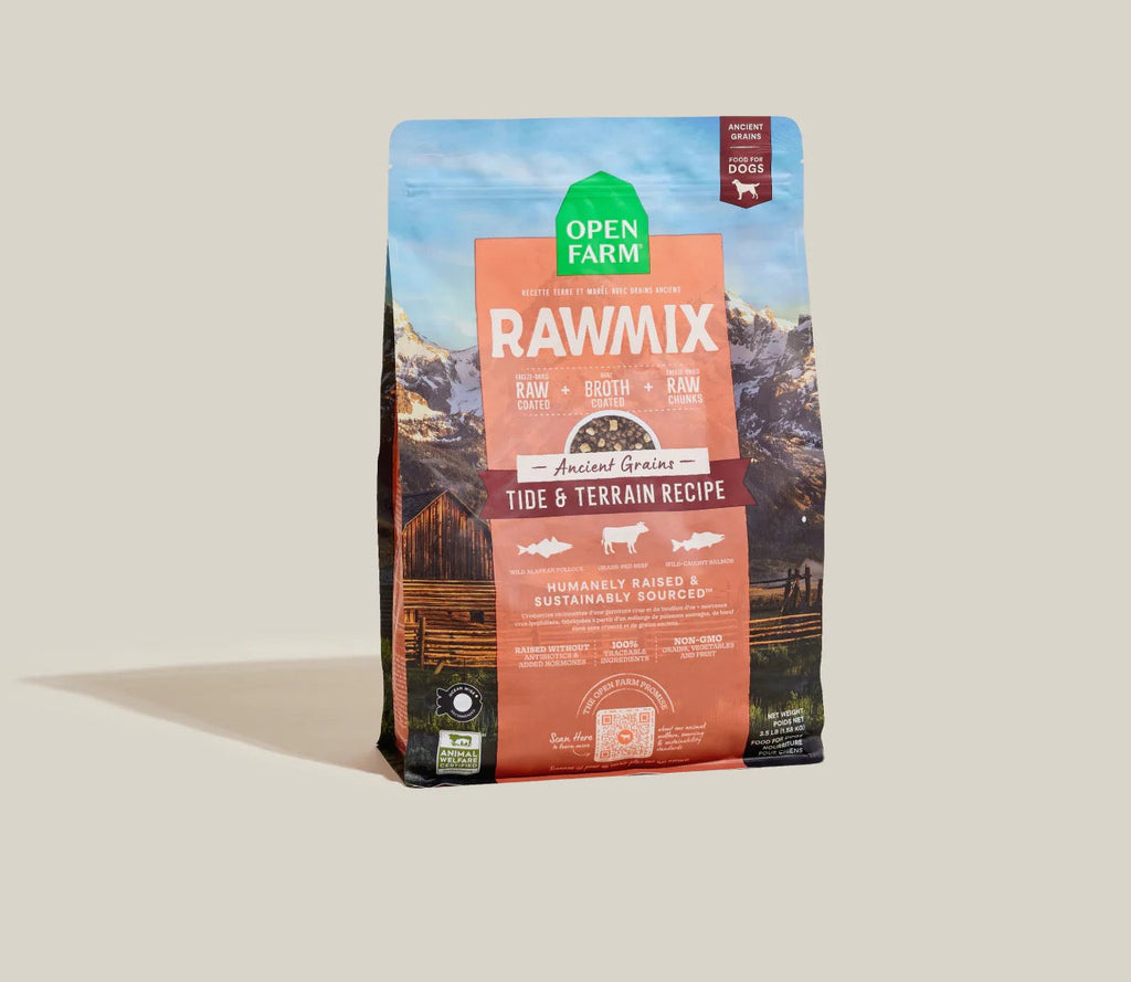Freeze-Dried Raw Dog Food with Pollock, Salmon, Beef & Ancient Grains