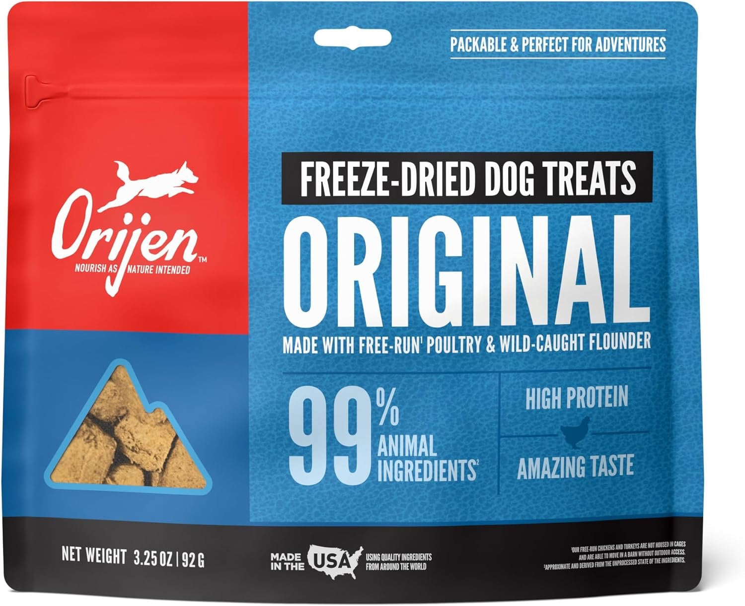 Freeze-Dried Dog Treats with Chicken, Turkey & Flounder