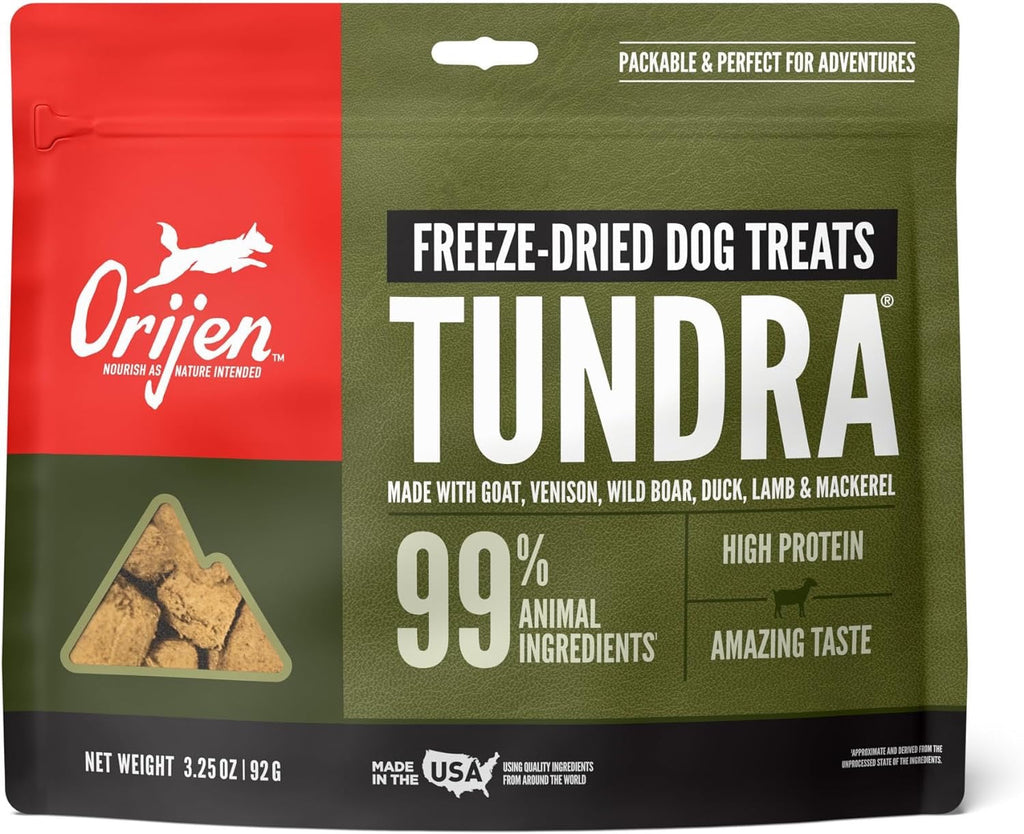 Freeze-Dried Dog Treats with Goat, Venison, Wild Boar, Duck, Lamb & Mackerel