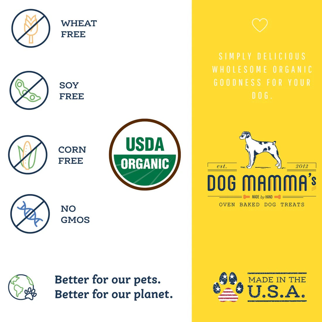 Organic Peanut Butter Banana Dog Treats