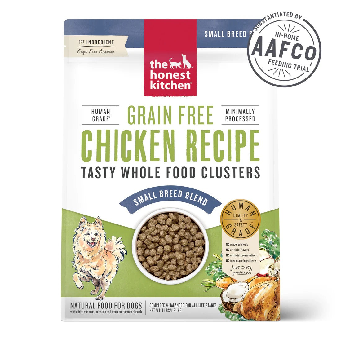 Human Grade Small Breed Dog Food with Cage Free Chicken