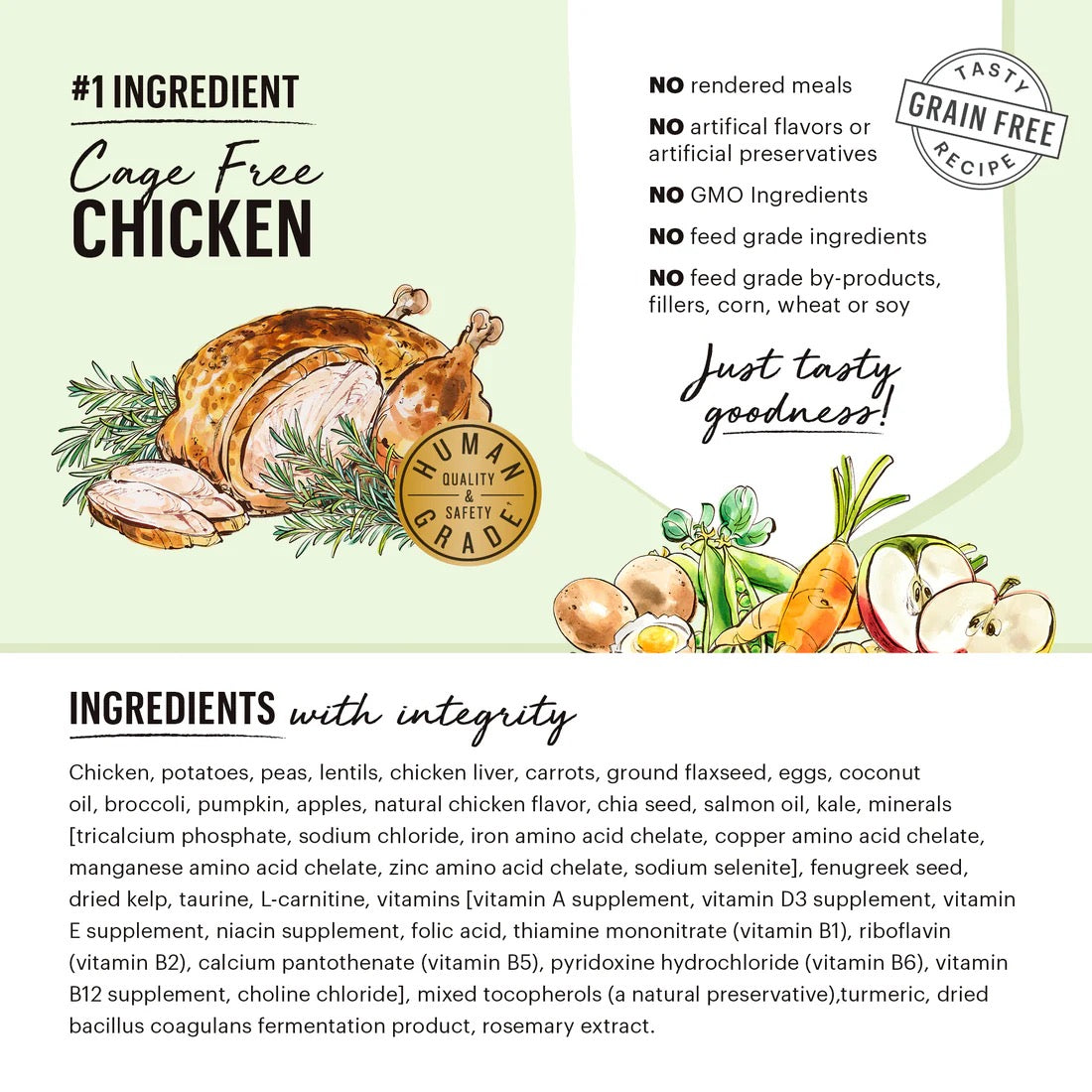Human Grade Small Breed Dog Food with Cage Free Chicken