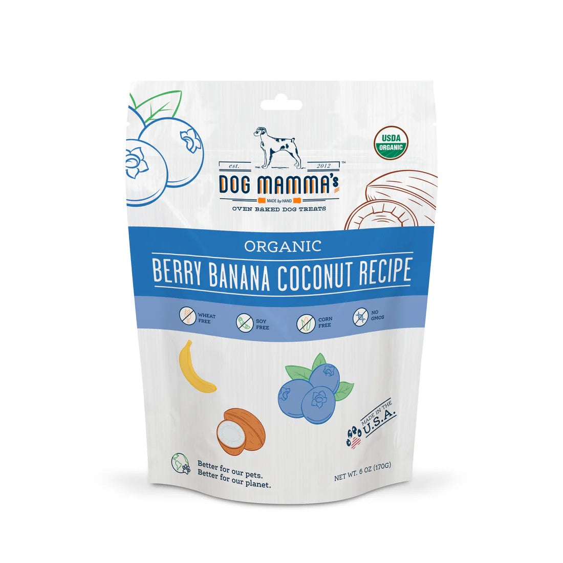 Organic Berry Banana Coconut Dog Treats
