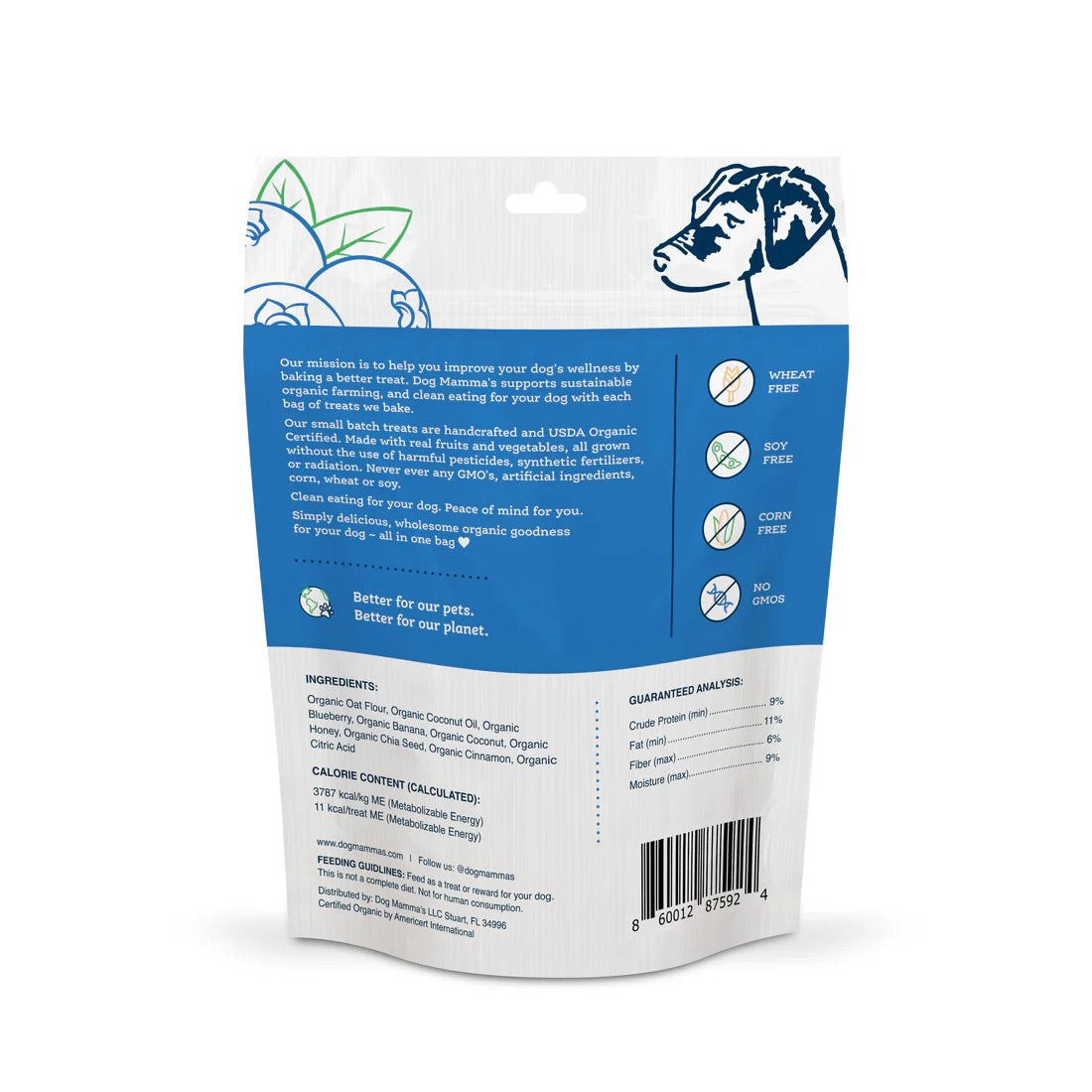 Organic Berry Banana Coconut Dog Treats