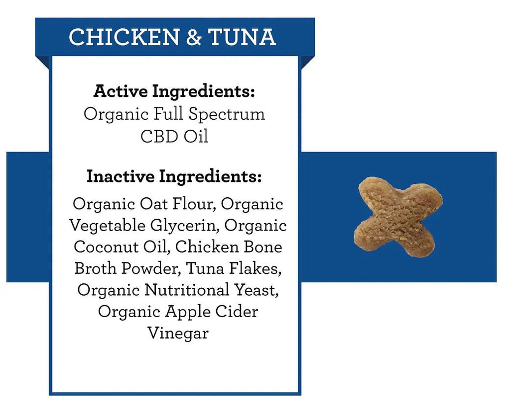 CBD Cat Bites with Chicken & Tuna, 100 Count