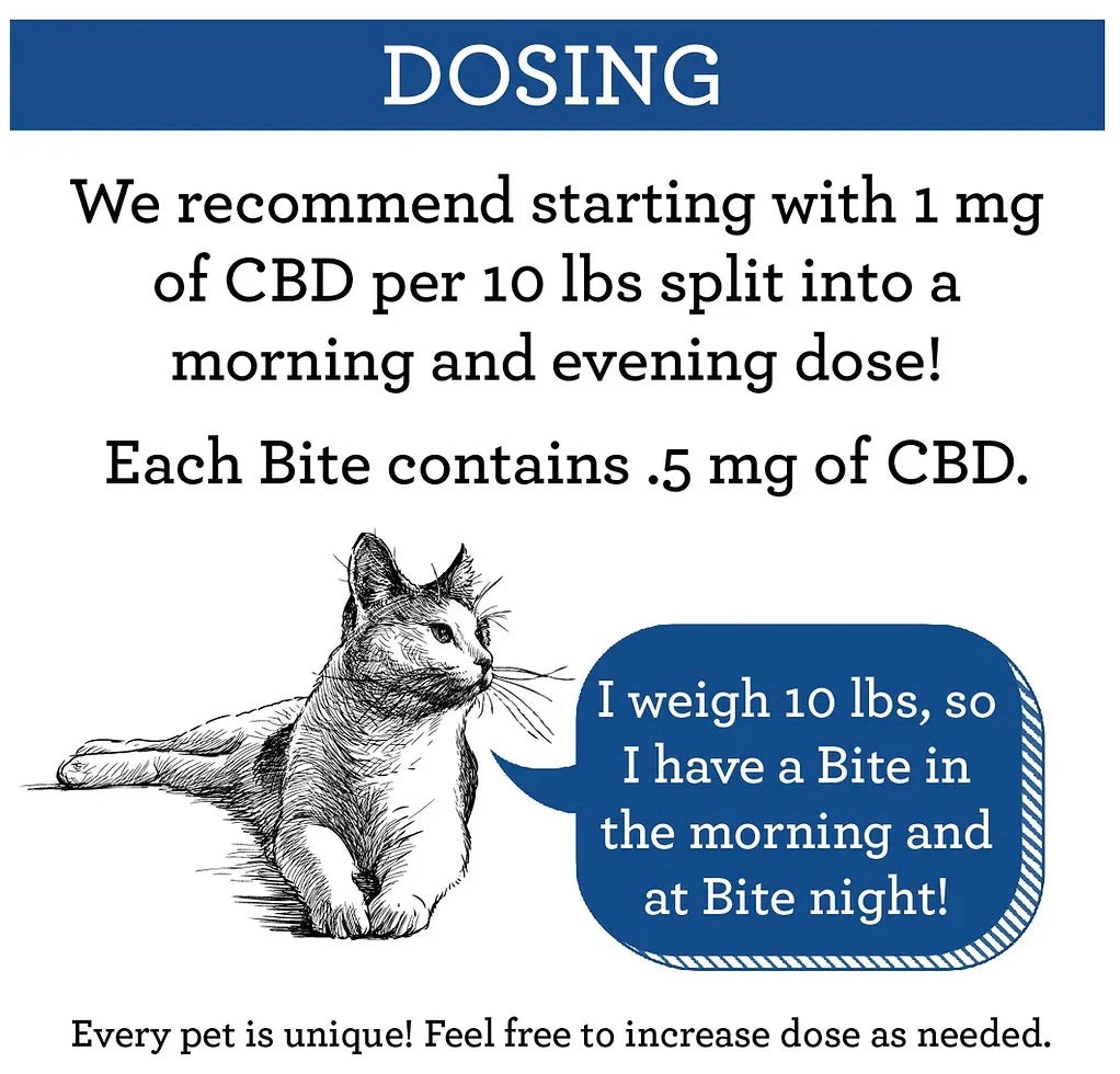CBD Cat Bites with Chicken & Tuna, 100 Count