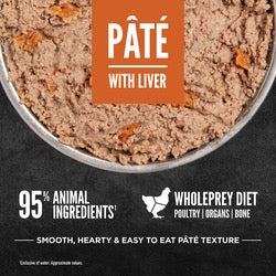ORIJEN Chicken & Turkey Pâté with Liver for Adult Dogs, Grain-Free