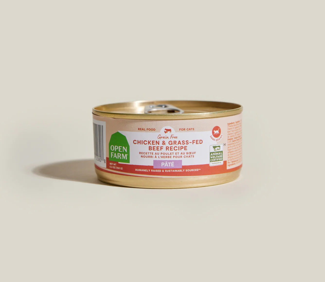 Beef & Chicken Pâté Cat Food with Pumpkin, Grain-Free