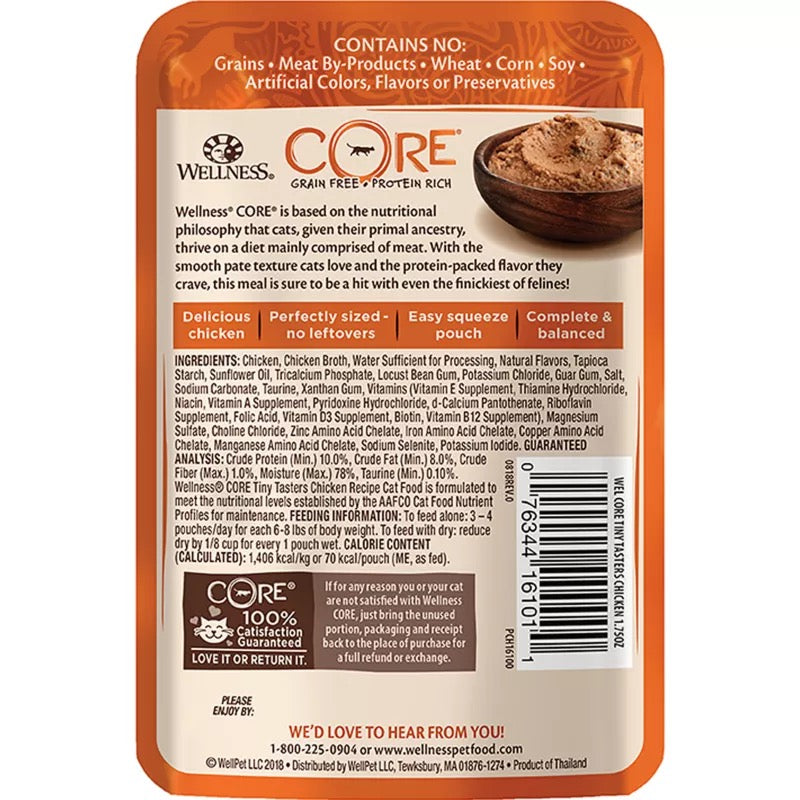 Chicken Pâté Cat Food Pouch – Grain-Free, Portion-Controlled