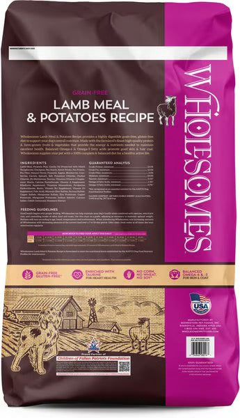 Wholesomes Lamb Meal & Potatoes Grain-Free Dog Food